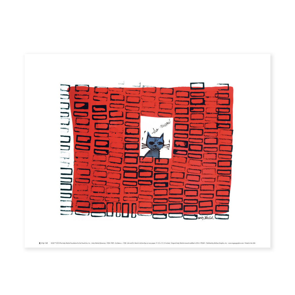 Warhol: So Meow Print