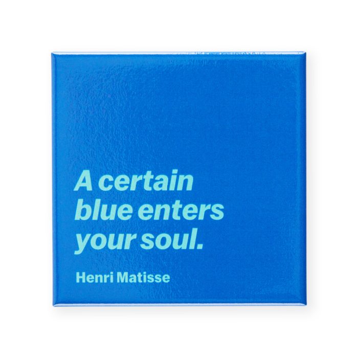 Henri Matisse Blue Quote Magnet