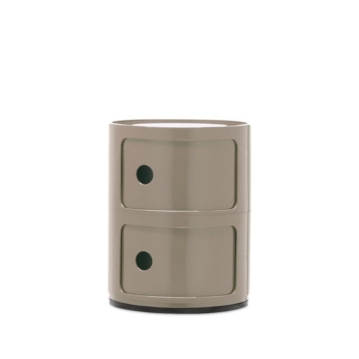 Kartell Componibili 2 Tier Storage – Taupe