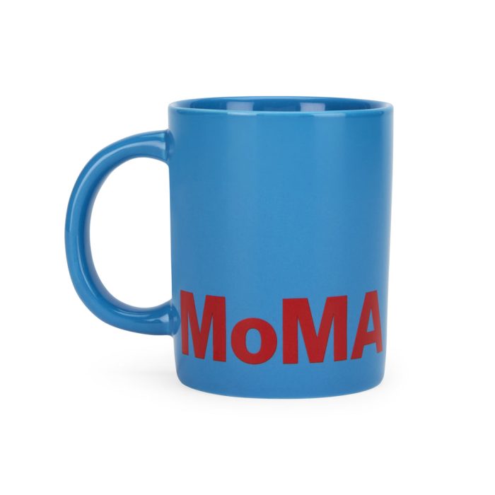 Colorful MoMA Ceramic Mug – Blue/ Red