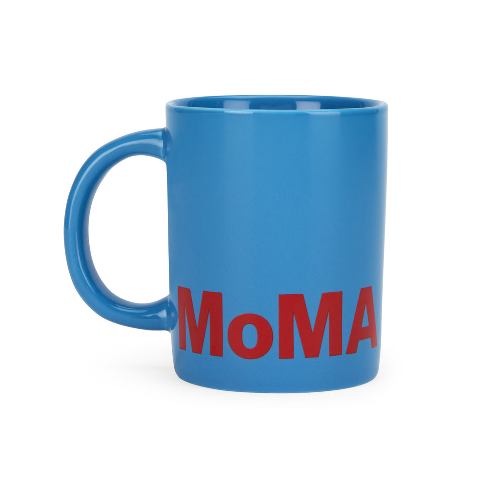 Colorful MoMA Ceramic Mug – Blue/ Red