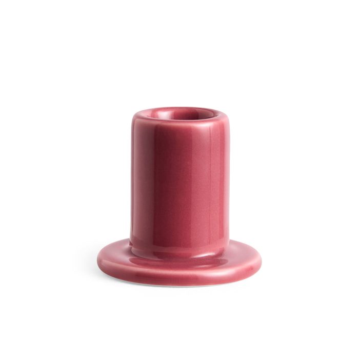 HAY Tube Candle Holder – Berry Pink