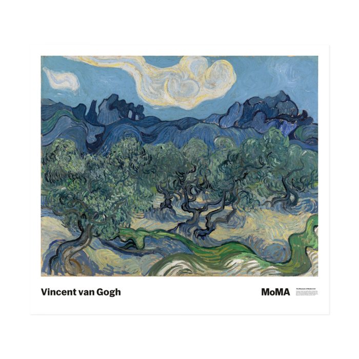 Poster  van Gogh: The Olive Trees