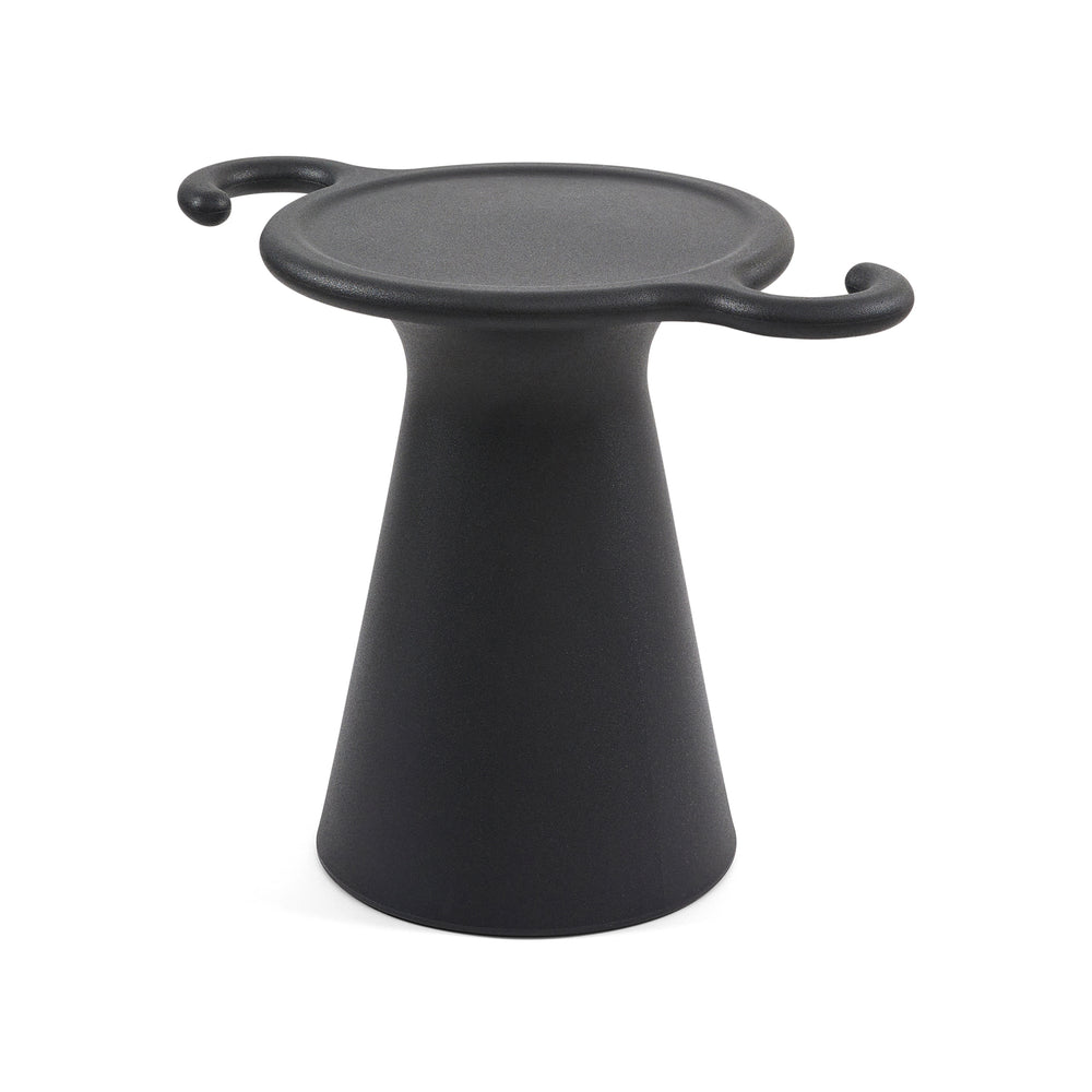 SOS Side Table & Stool from Heller – Black