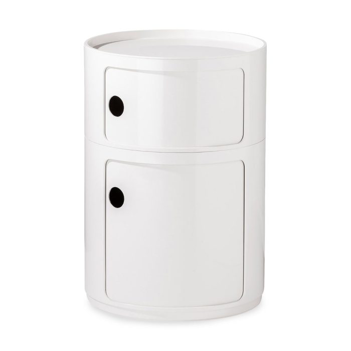 Kartell Componibili Classic Big 2 Tier Storage – White