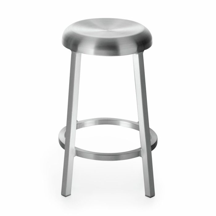 Emeco Za Stool – Brushed Aluminum