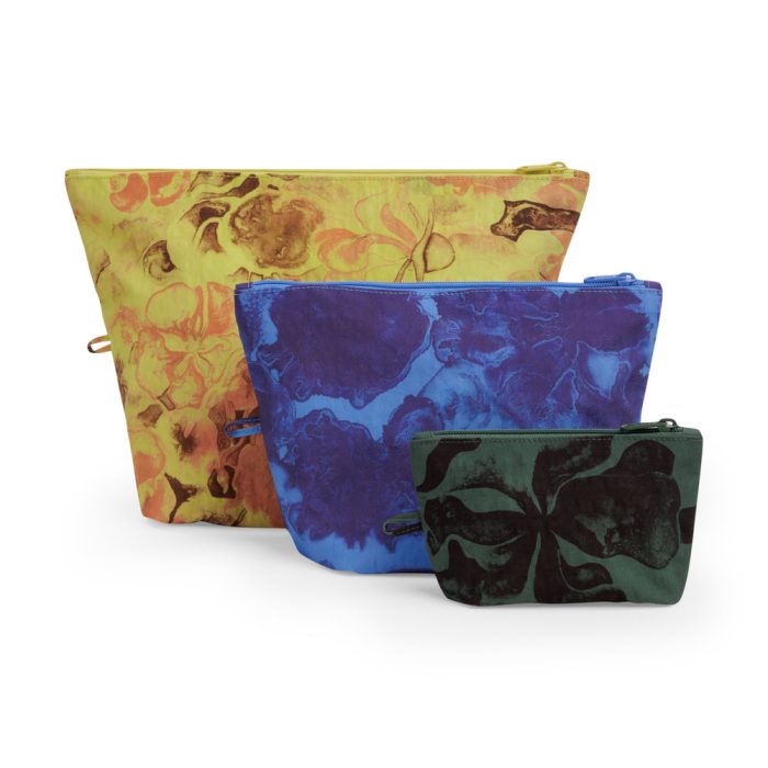 MoMA BAGGU Artist Recycled Nylon Go Pouches – Set of 3 – Ruth Asawa