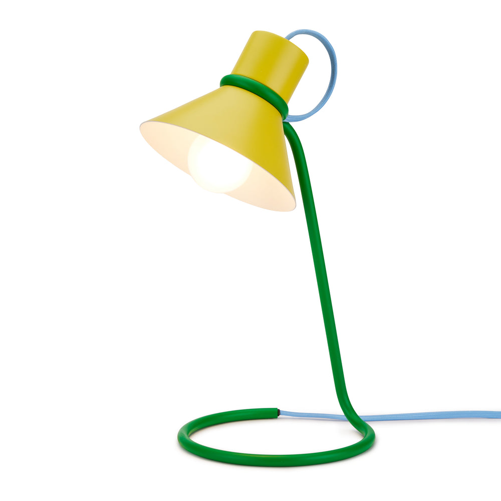 Loop de Loop Table Lamp – Yellow/ Green