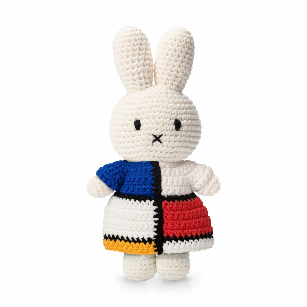 Miffy and Friends Crochet Mondrian Plush Toy – Miffy
