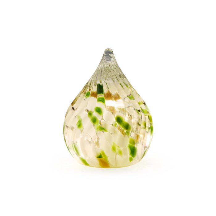 LED Lighted Marbled Glass Holiday Decor – Marbled Snowdrop