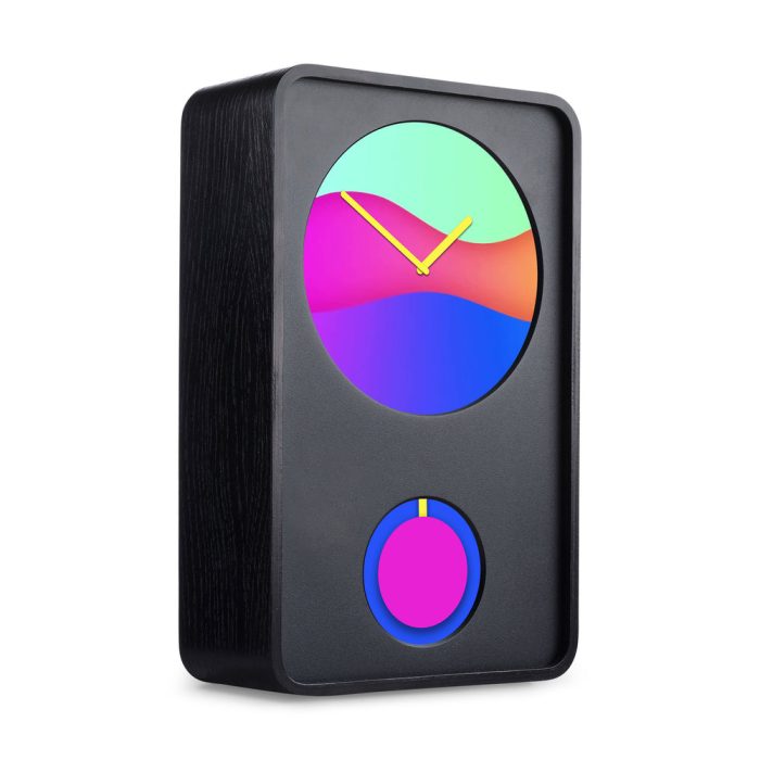Klydoclock Digital Animation Desk Clock – Ebony