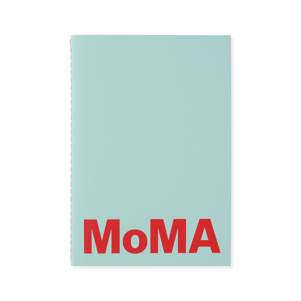 Colorful MoMA Notebook – Aqua / Red