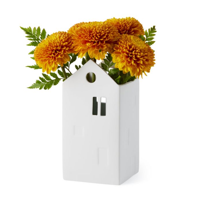 Village House Porcelain Vase – Large
