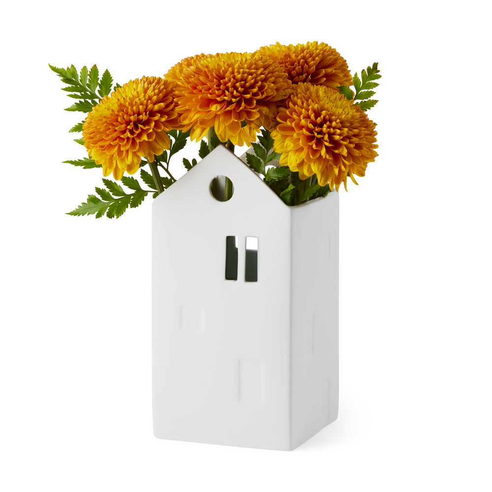 Village House Porcelain Vase – Large