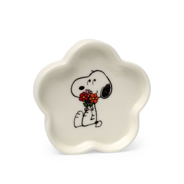 Peanuts Stoneware Dish – Flower