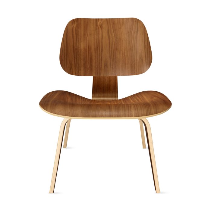 Eames Molded Plywood Lounge Chair (LCW) from Herman Miller – Walnut