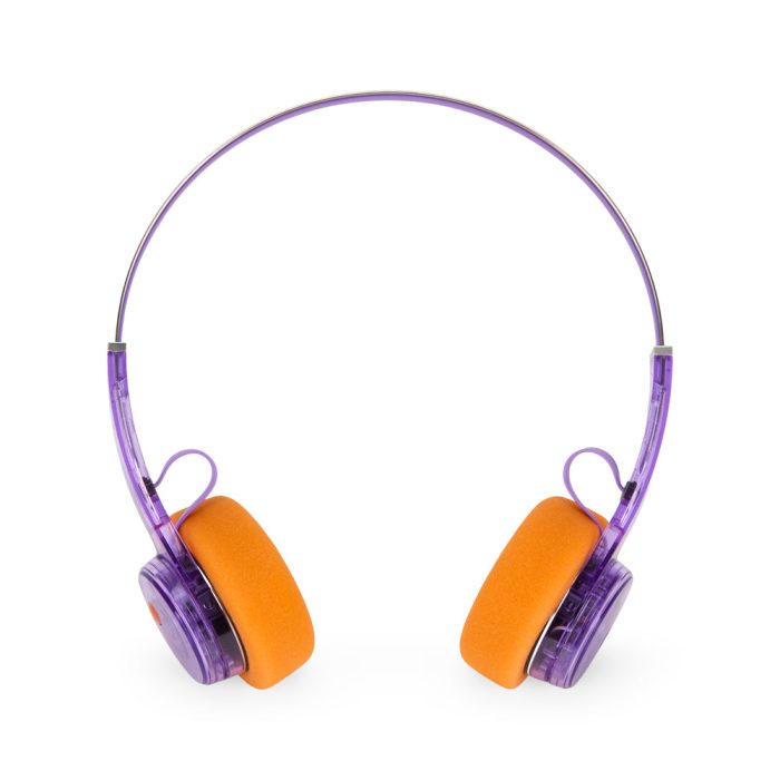 Mondo Freestyle Transparent Headphones – Transparent Purple
