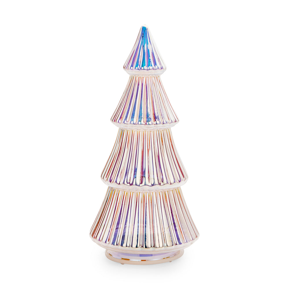 MoMA LED Glass Lighted Tree- Large – White Tiered
