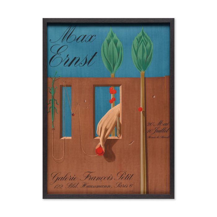 Max Ernst Galerie François Petit (Exposition) Framed Poster