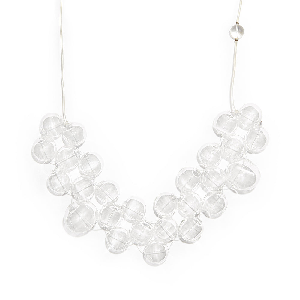 Glass Bubble Necklace – Transparent