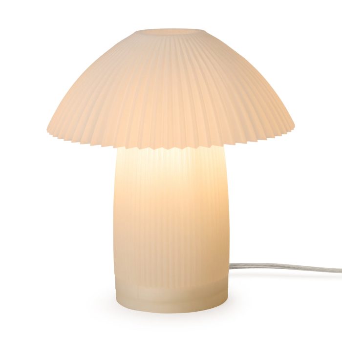 Kinoko Recycled Plastic Table Lamp – White