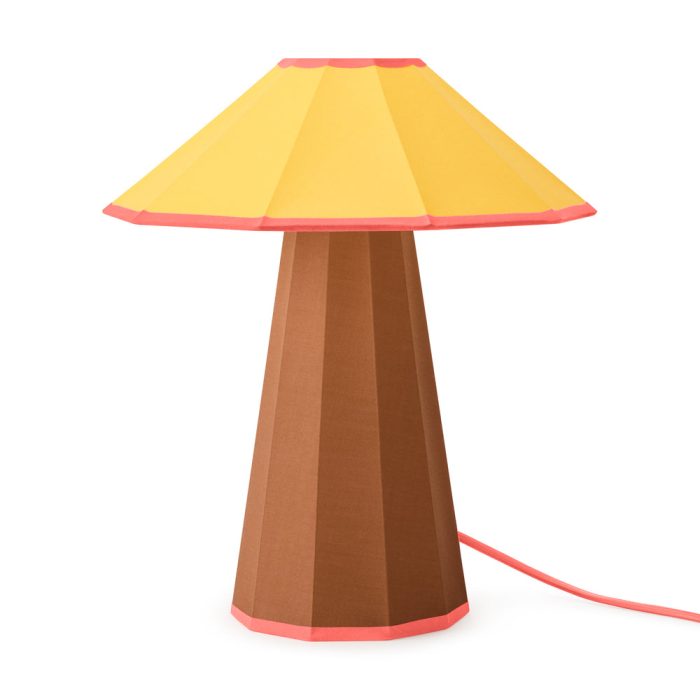 Trimme Table Lamp – Brown/ Yellow