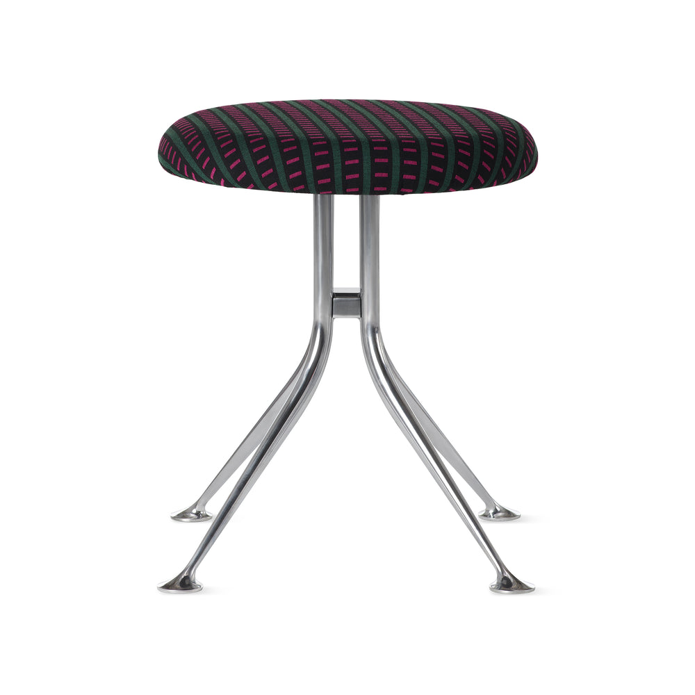 Alexander Girard Upholstered Stool from Herman Miller – Mexidot Pink/ Emerald