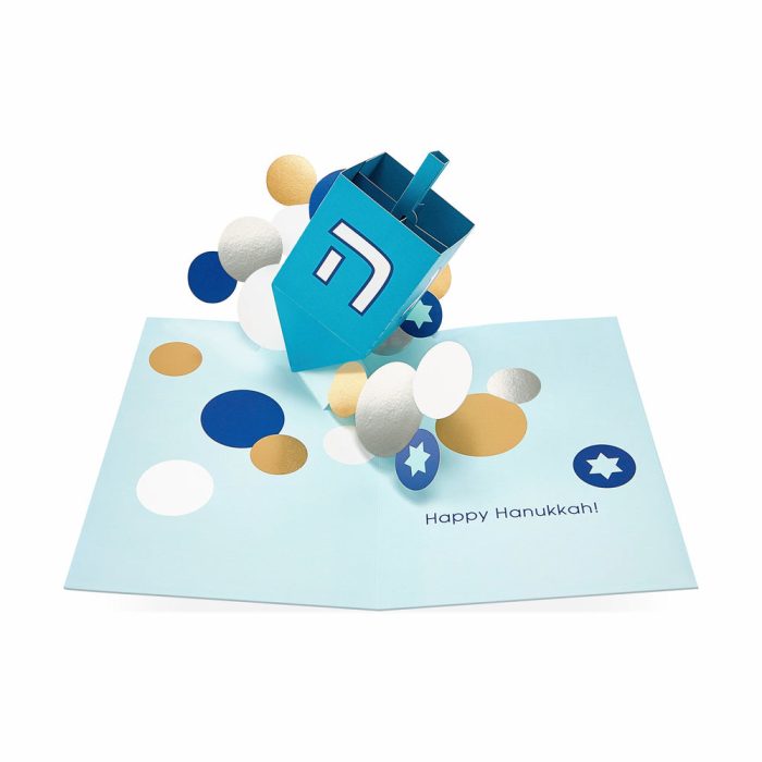Spinning Dreidel Hanukkah Holiday Cards – Set of 8