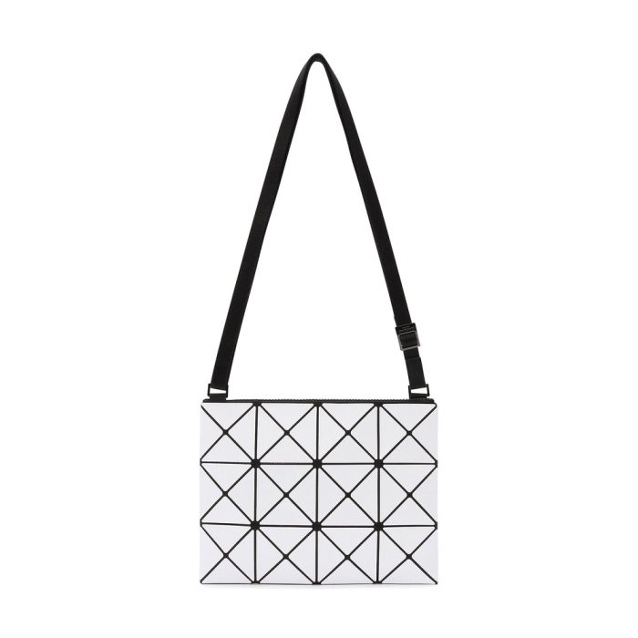 BAO BAO ISSEY MIYAKE Lucent Basic Crossbody Bag – White