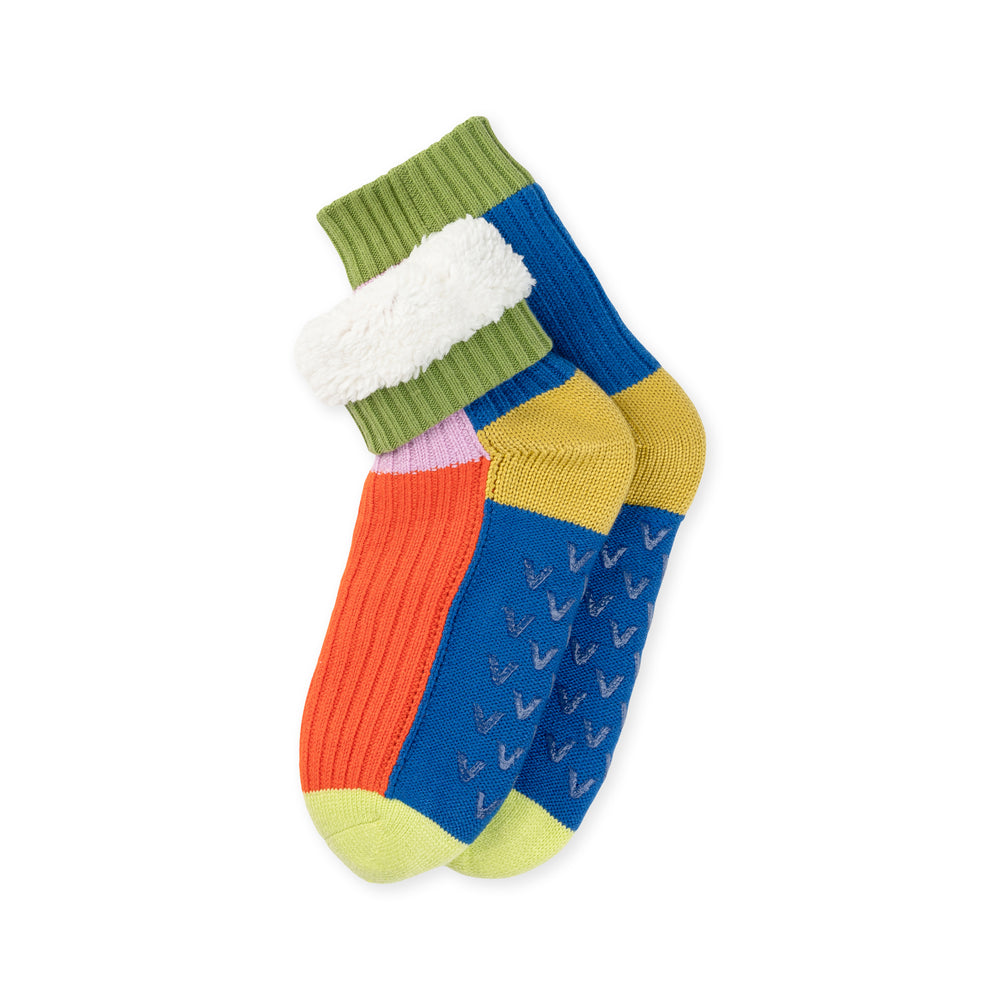 Verloop Knit House Socks – Split Color Poppy Lilac