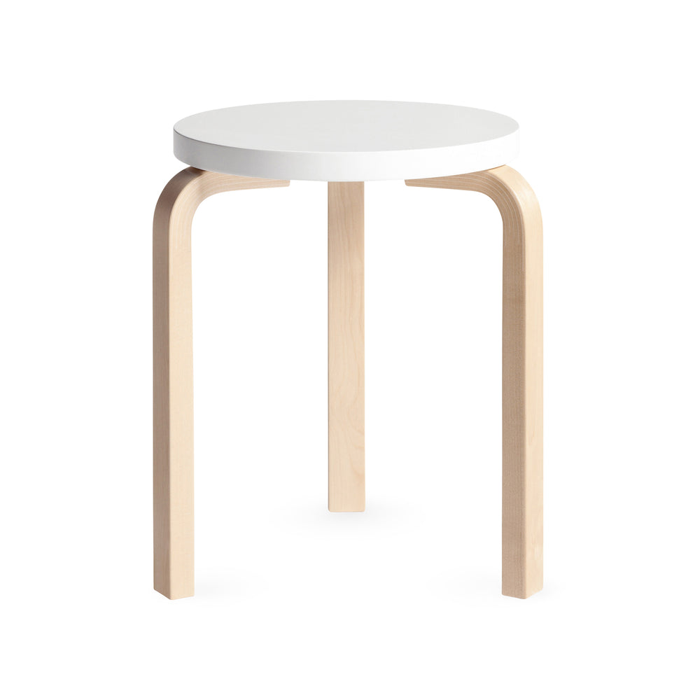 Artek Aalto Stacking Stool 60 – White