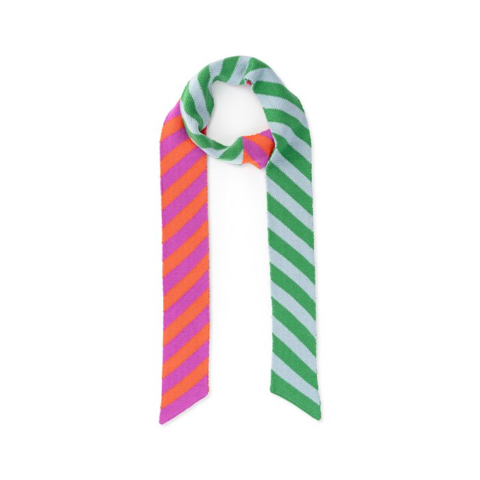 Verloop Striped Ribbon Scarf