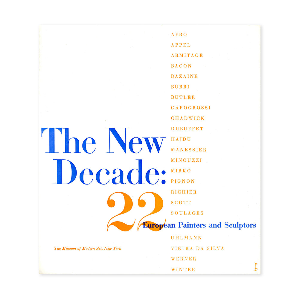 The New Decade:22 European Painters and Sculptors – Paperback