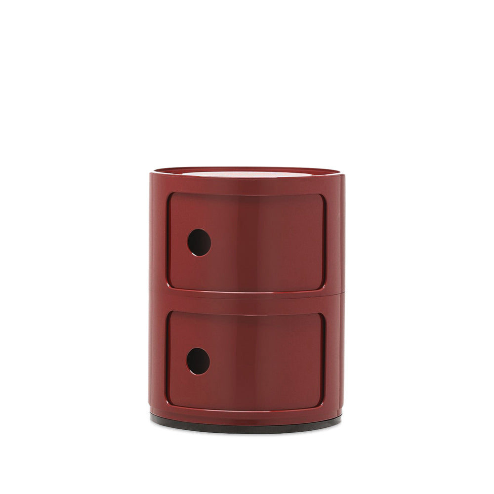 Kartell Componibili 2 Tier Storage – Burgundy
