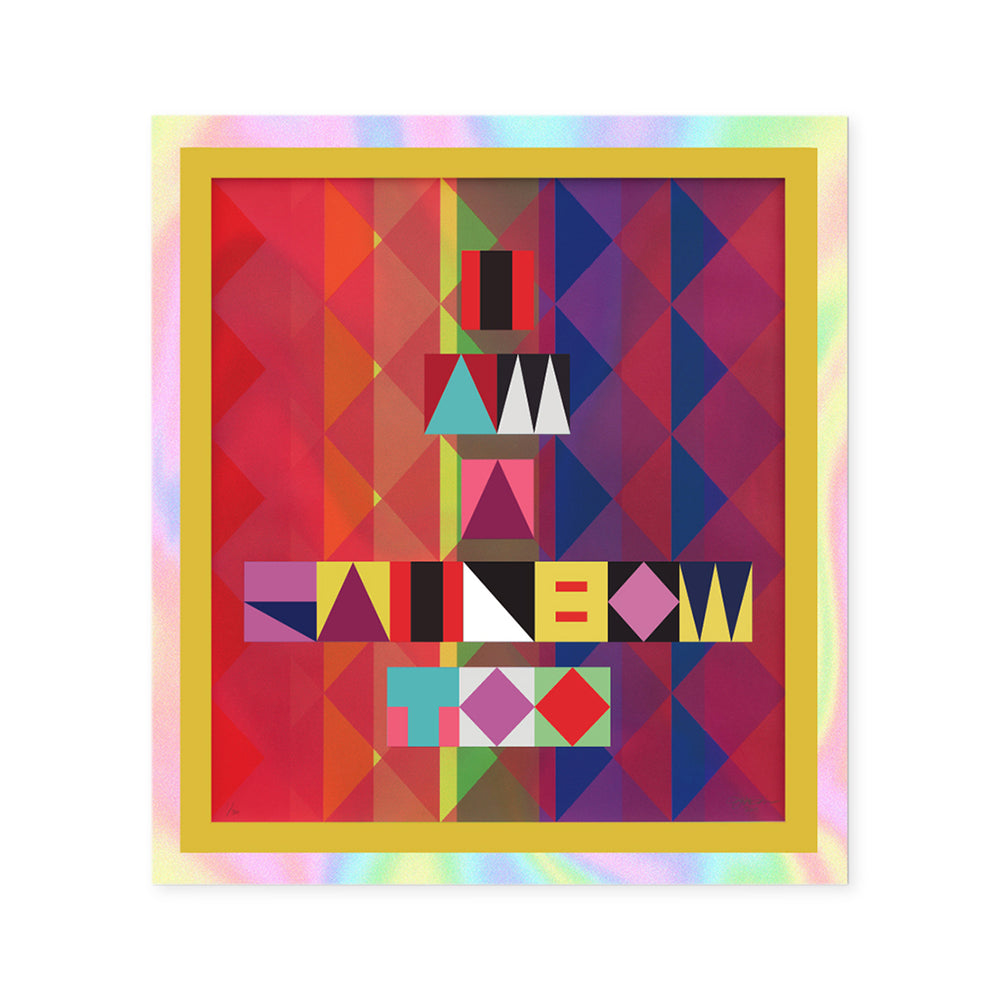 Jeffrey Gibson Holographic Stickers – Set of 3