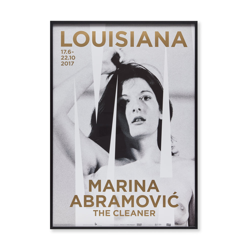 Marina Abramovic Louisiana Museum – 2017 – The Cleaner Framed Poster