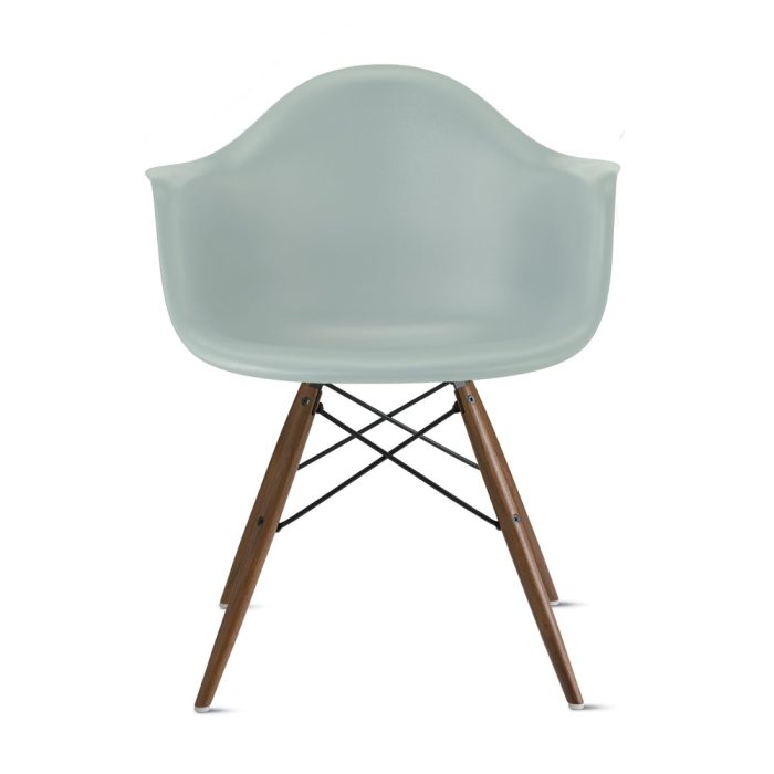 Eames Molded Recycled Plastic Armchair from Herman Miller – Gray Green