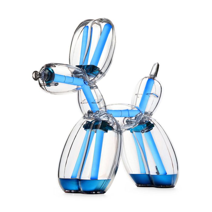 Jeff Koons Balloon Dog LED Lamp from Lexon – Blue