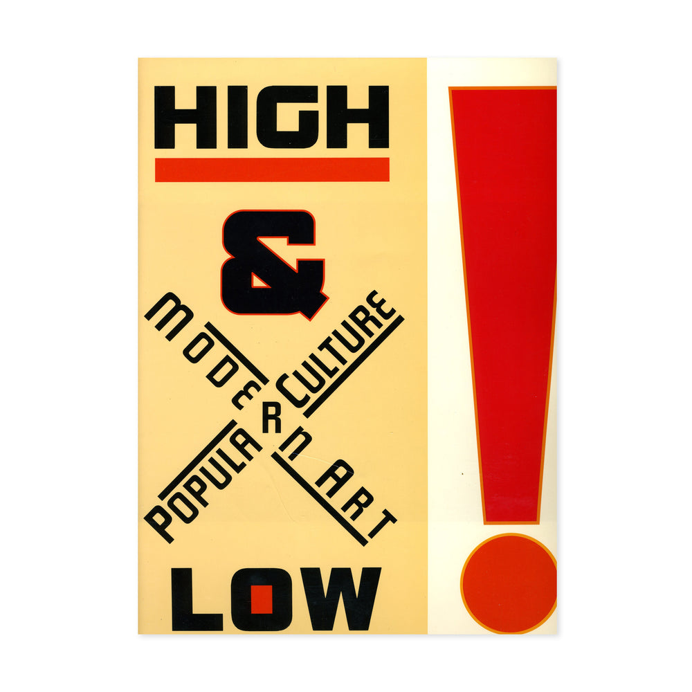 High And Low Modern Art and Popular Culture