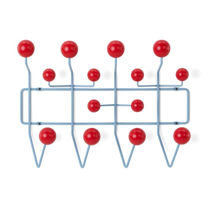 Eames Hang-It-All Coat Rack from Herman Miller – Red/ Blue
