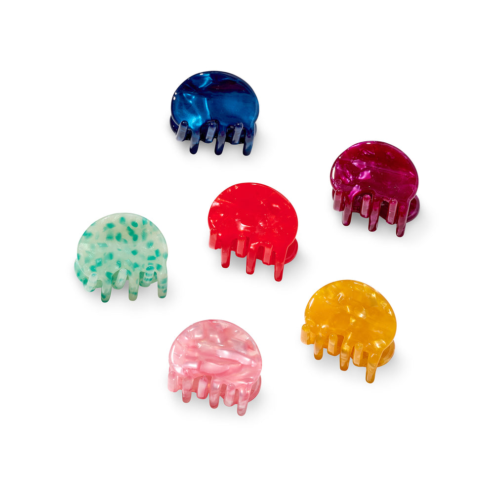 Jelly Bean Mini Hair Claw Set