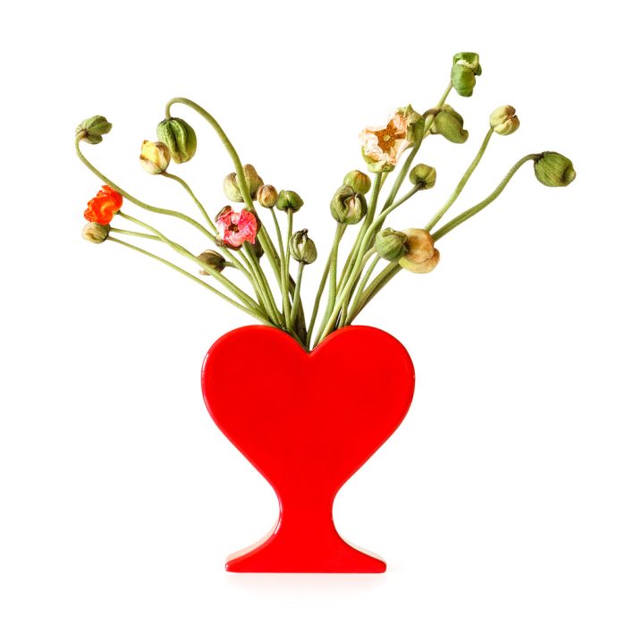Heart Ceramic Vase