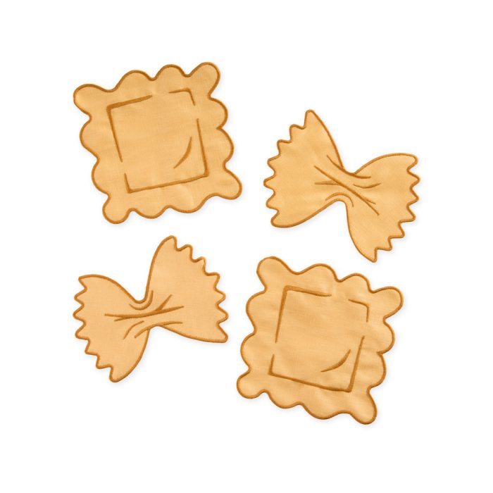 Pasta Linen Cocktail Napkins – Set of 4
