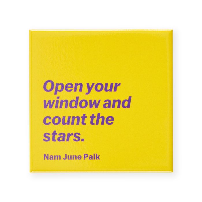 Nam June Paik Quote Magnet
