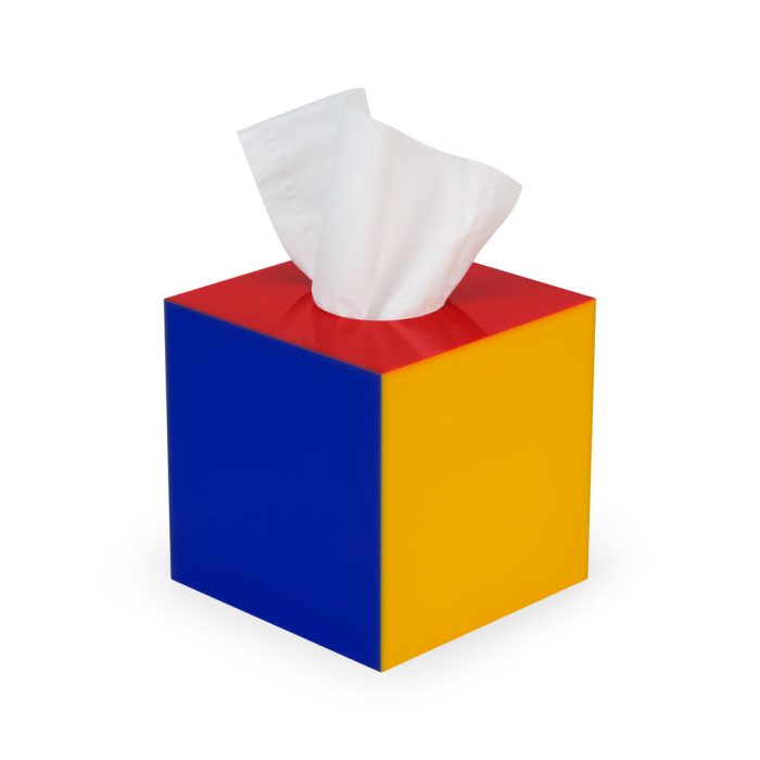 MoMA Colorplay Tissue Box Holder – Primary
