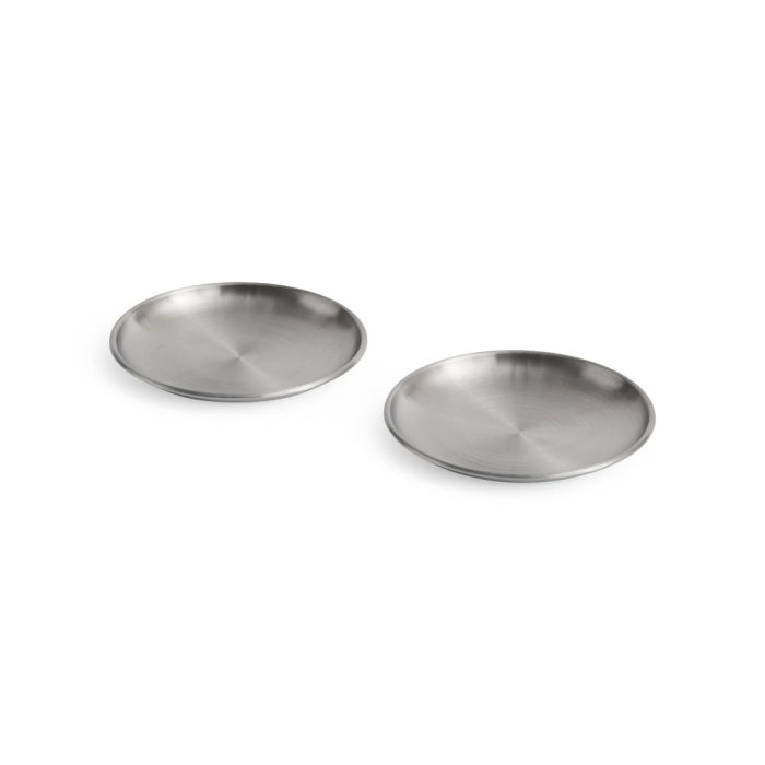 HAY Outdoor Market by Jasper Morrison Shop Steel Plates – Set of 2 – Large