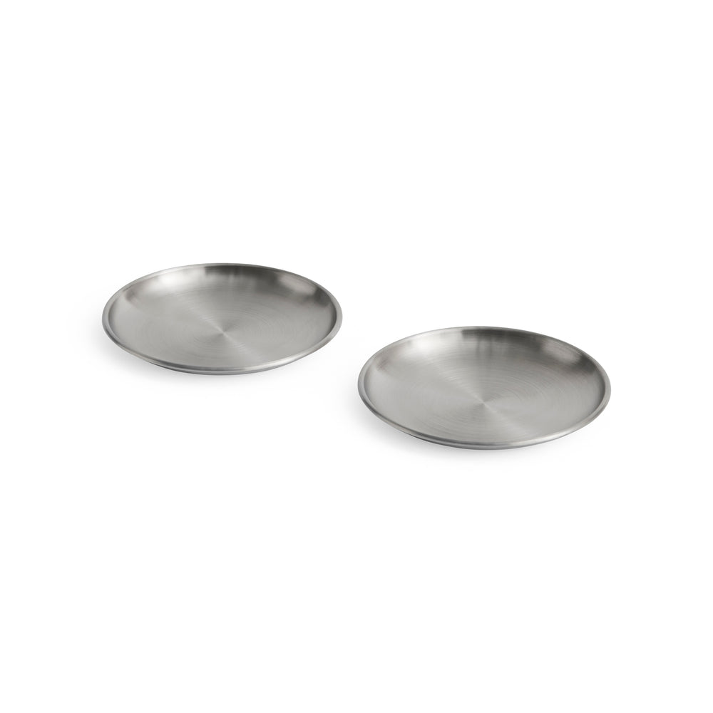 HAY Outdoor Market by Jasper Morrison Shop Steel Plates – Set of 2 – Large