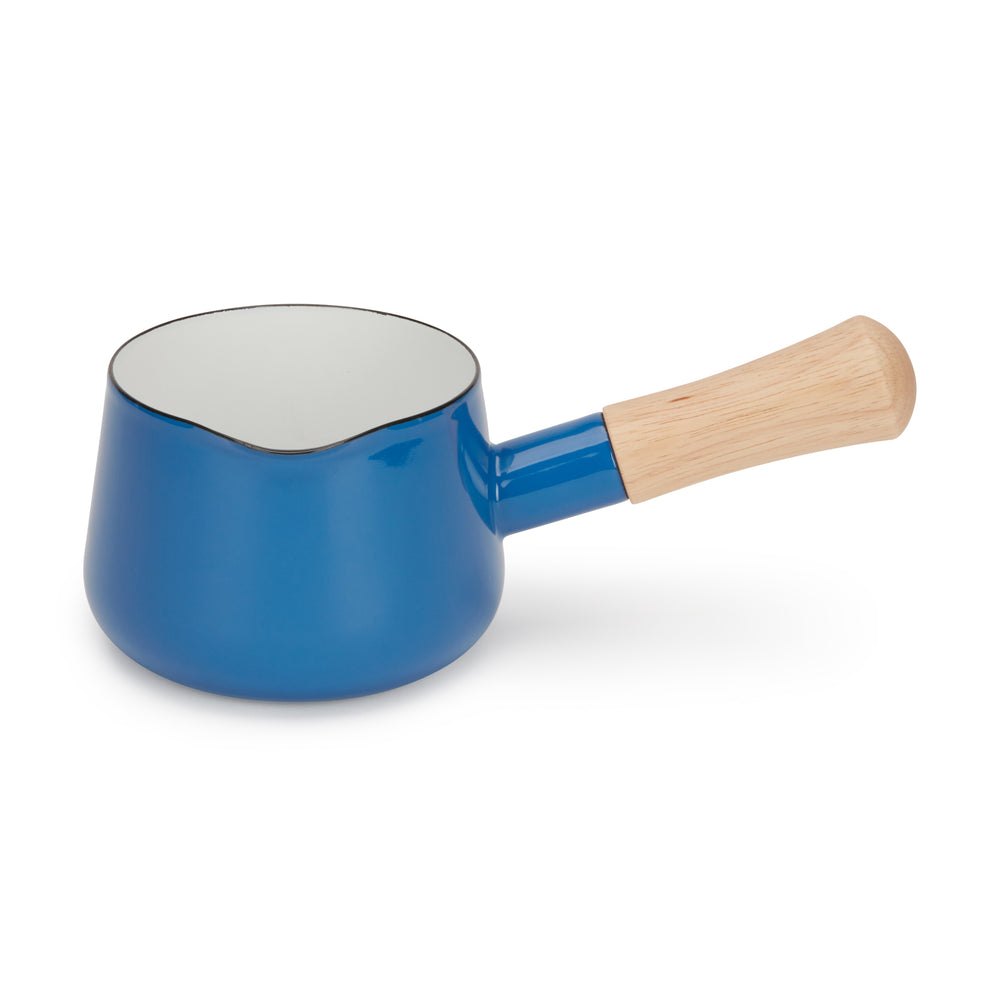 Porcelain Enamel Milk Pan – Blue