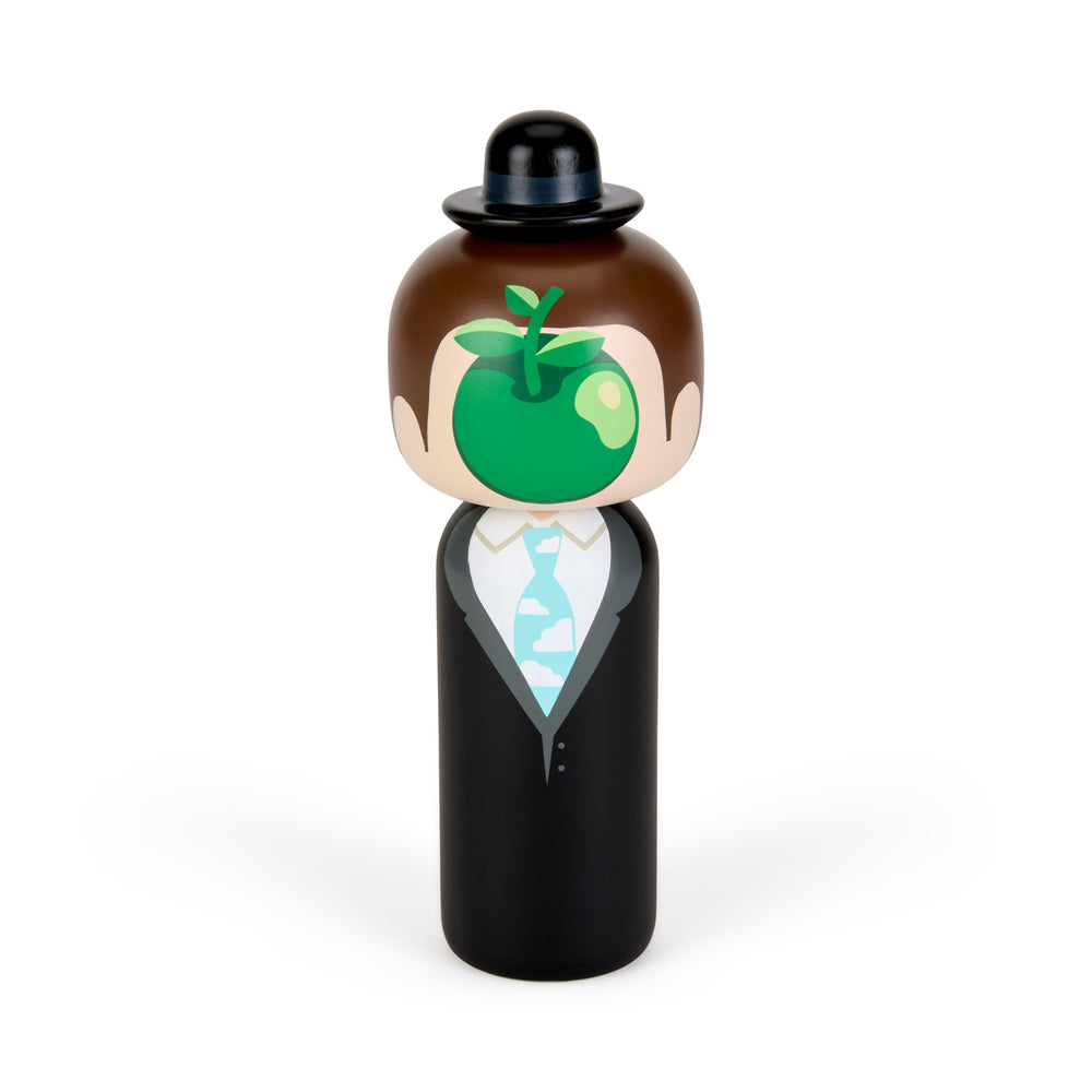 Artist Wooden Kokeshi Doll – Rene? Magritte