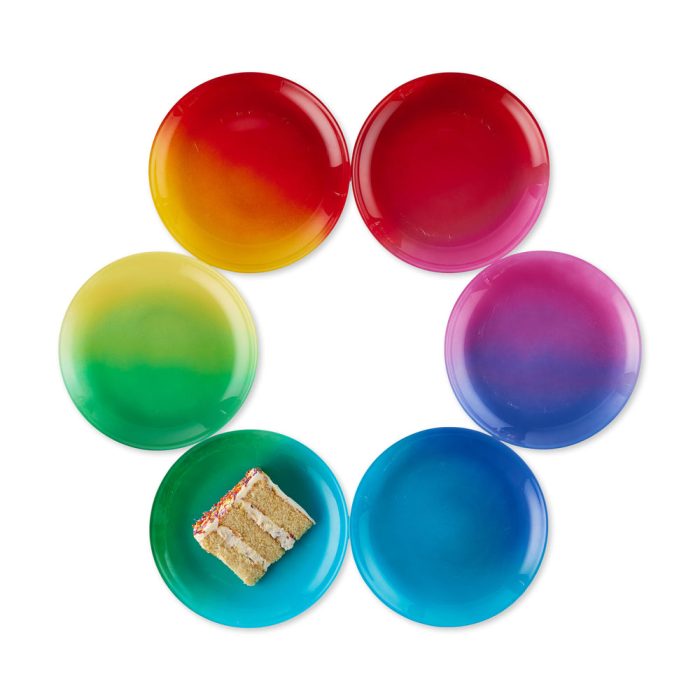 Spectrum Dinnerware – Dessert Plates S/6